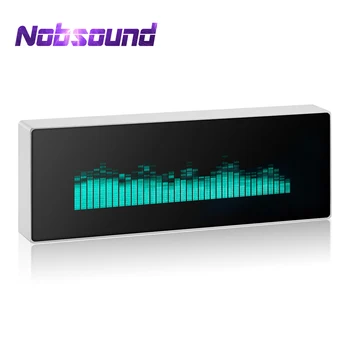 Метална алуминиева сплав VFD музикален спектър дисплей часовник индикатор за нивото на звука Точкова матрица аналогов аудио VU метър