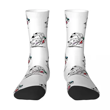 Астерикс и Обеликс Догматикс Ideafix Обеликс куче чорапи пот абсорбиращи чорапи дълги чорапи за мъжки женски коледни подаръци