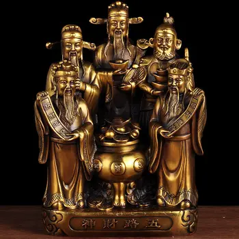 Мед Петпътен Бог на късмета орнаменти Начало Фън Шуй Буда статуя богатство позиция за поклонение магазин богатство отваряне подаръци