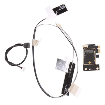 M.2 Wifi адаптер M2 NGFF ключ a E към PCI Express PCI-E 1X NGFF поддръжка 2230 безжична мрежова карта за AX200 9260AC 8265AC