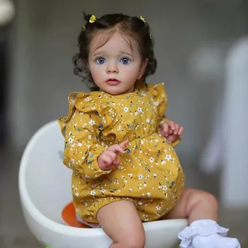 60CM Преродено бебе Миси момиче реална картина 3D кожа множество слоеве живопис видими вени високо качество колекционерски изкуство кукла