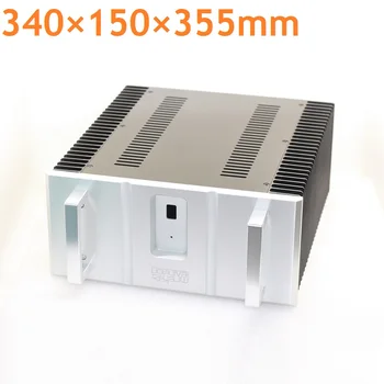 Радиатор клас A Pass мощност усилвател захранване шаси DIY PSU предусилвател слушалки черупка домашно аудио DAC декодер случай W340 H150 D355