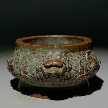 Антична колекция от китайски бронзов звяр Kirin тамян печка