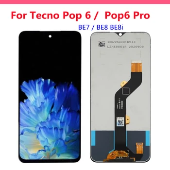 За Tecno Pop 6 Pro 6Pro BE8 BE7 LCD дисплей сензорен екран Digiziter събрание за Tecno Pop6 Pro Pop6Pro LCD