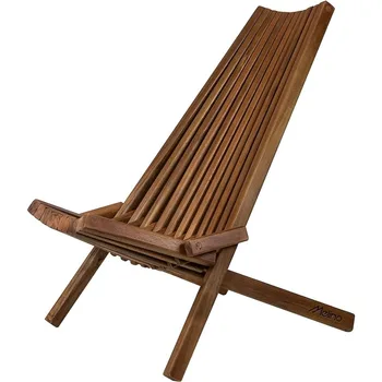 Pools шезлонг напълно сглобен - еспресо релаксиращ стол сгъваем дървен сгъваем стол за открит открит градински шезлонги къмпинг