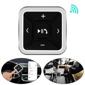Портативен безжичен Bluetooth волан за кола дистанционно управление Управление на смартфон за медии MP3 Music Play за Android IOS