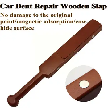 Автомобилен инструмент за ремонт на вдлъбнатини Безплатен ламаринен спрей Dent Sheet Repair Slap Traceless Car Pit Paint Дървена реставрационна каросерия M P3P0