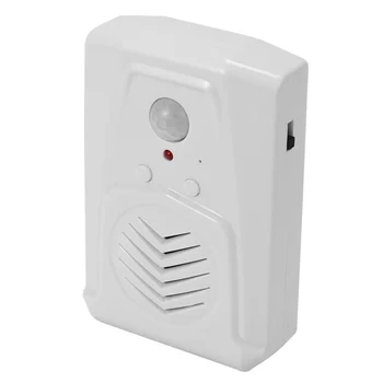 Сензор за движение на вратата MP3 инфрачервен звънец за врата безжичен PIR сензор за движение гласов промек аларма за влизане на вратата