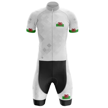 2023 Великобритания ciclismo ropa едно парче колоездене skinsuit бързо сухо тяло костюм дишаща велосипед гащеризон 20D гел подложка