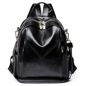 Известни дамски дизайнерски маркови раници Висококачествена кожена раница училище момиче училищна чанта многофункционални чанти с голям капацитет