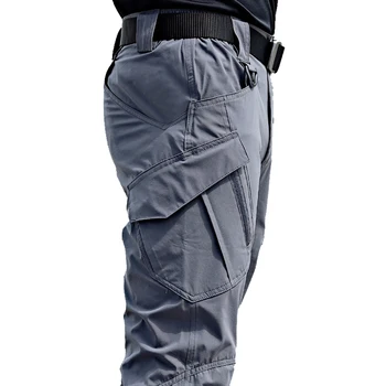 Тактически карго панталони Мъже Открит водоустойчив SWAT Combat Военни камуфлажни панталони Ежедневни мулти джобни панталони Мъжки работни джогъри