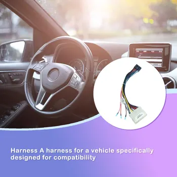 Power Car Radio Audio Cable Окабеляване адаптер Harness Automobile Performance