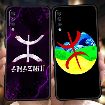 Amazigh Berber флаг телефон случай за Samsung Galaxy A12 A22 A10 A20 A30 A40 A42 A50 A52 A02 A03 A04 A04S удароустойчив мека черупка чанта