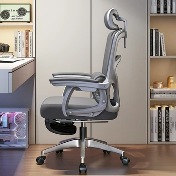 Office ергономичен мрежест стол сладък удобен мързелив домашен офис стол удобен подвижен cadeiras de escritorio мебели за дома
