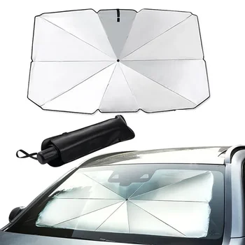 Auto Преден прозорец Сенник Покрива Слънцезащитен автомобил Слънцезащитен чадър Слънцезащитен автомобил Слънцезащитен автомобил Интериор Аксесоари за защита на предното стъкло