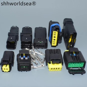 shhworldsea 2,3,4,5,6P 211PC02280081 211PC022S0049 Женски мъжки конектор за сензор за кола Включете светлината Plug лампа гнездо за авто камион