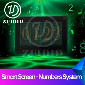 Real life escape room prop Smart Screen Numbers System настройте 4-те числа на правилните, за да отключите ескейп играта ZUIDID