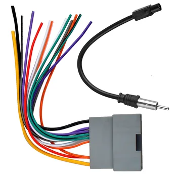 2pcs Радио кабелен кабел антена адаптер кабел кола Repalcement части годни за джип-командир 2009-2010 / Grand-Cherokee 2008-2013