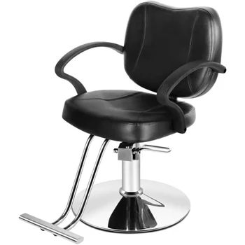 салон стол за фризьор удобен бръснарски стол стайлинг Китай и пране стол PVC кожа и хидравлична помпа