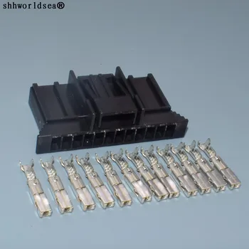shhworldsea 12 пинов 1.5mm конектор за кабелни снопове пластмасов корпус щепсел 211PC122S0017