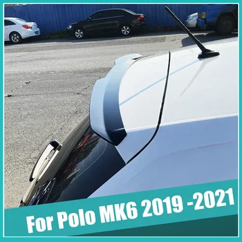 Спойлер на багажника на покрива за POLO MK6 2019 2020 2021 Макс универсална кола опашка крило гланцирана черна декорация екстериорни аксесоари комплект за тяло