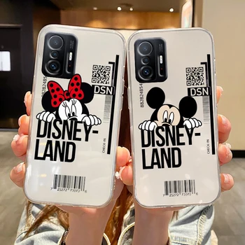 Disney Мики Мини Пътуване за Xiaomi Redmi K60 K50 K40 K30 K20 Go S2 8A 7A 6Pro 5 Plus 5G прозрачен калъф за телефон