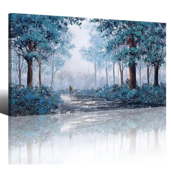 Blue Birch 5D DIY Diamond Painting Winter Natural Scenery Full Drill Crystal Rhinestone Embroidery New 2024 Home Decor X1430
