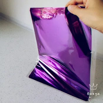 Purple Hot Stamping Foil Paper Material 50 Pieces / Lot 20 x 29 CM Използва се за ламинатор