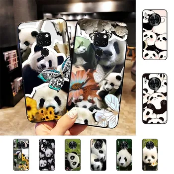 Сладък животински панда телефон случай за Huawei Mate 10 20 30 40 50 lite pro Nova 3 3i 5 6 SE 7 pro 7SE