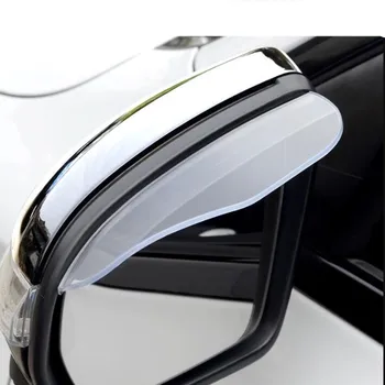 Универсален 2бр Огледало за обратно виждане за кола Дъждовен щит Дъждовна вежда за Volvo C30 C70 S40 S60 S70 S80 S90 V40 V50 V60 V70 V90 XC40 XC60
