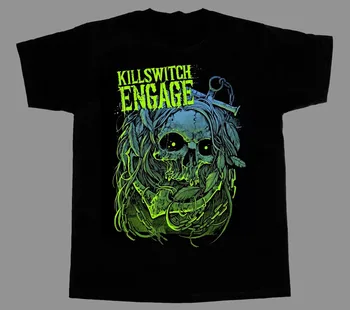 Vtg Killswitch Engage World Tour Cotton Black S-5XL Мъжка дамска риза HH820 дълъг ръкав