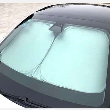 Автомобилни предни сенници Слънцезащитен преден визьор Протектор за сянка сгъваем с торбичка за съхранение Anti-UV За Toyota Camry 18-23