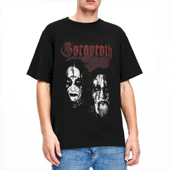 Gorgoroth Блек Метъл Бенд Мъже Жени T Ризи Уникален Merch реколта тениска къс ръкав екипажа врата 100% памук класически дрехи